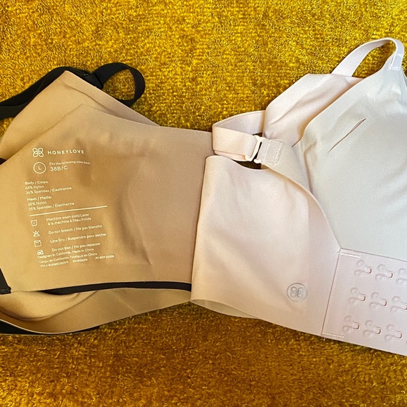 Honeylove Black and White Bra Set - Picture 3 of 3